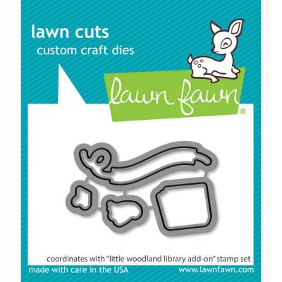 Lawn Fawn Lawn Cuts Dies - Little Woodland Library Add-On